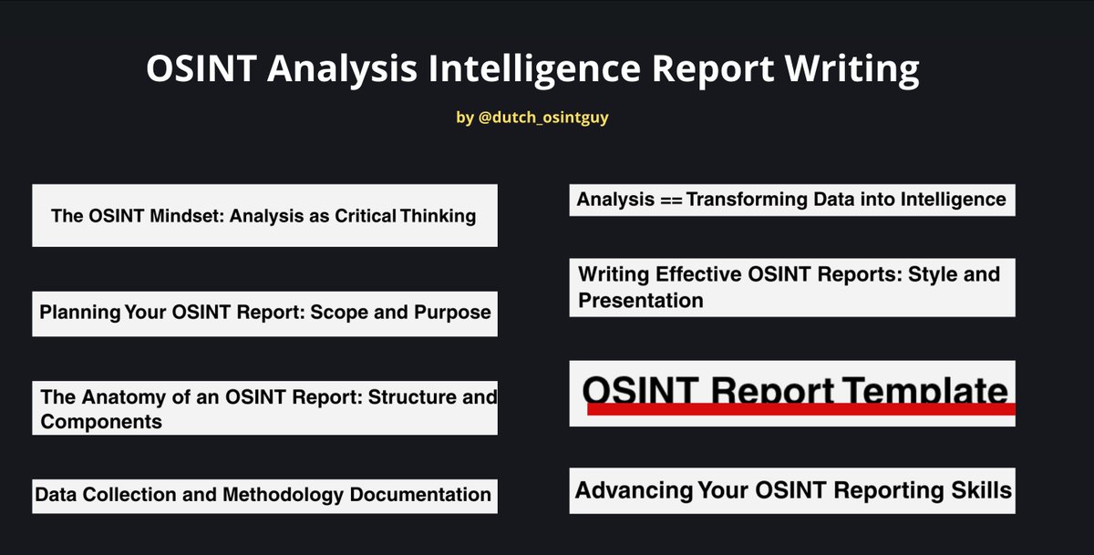 cyb_detective's tweet image. OSINT Analysis Intelligence Report Writing

Long and very detailed guide by Nico Dekens @dutch_osintguy 

+ OSINT report template

dutchosintguy.com/post/osint-ana…

#osint