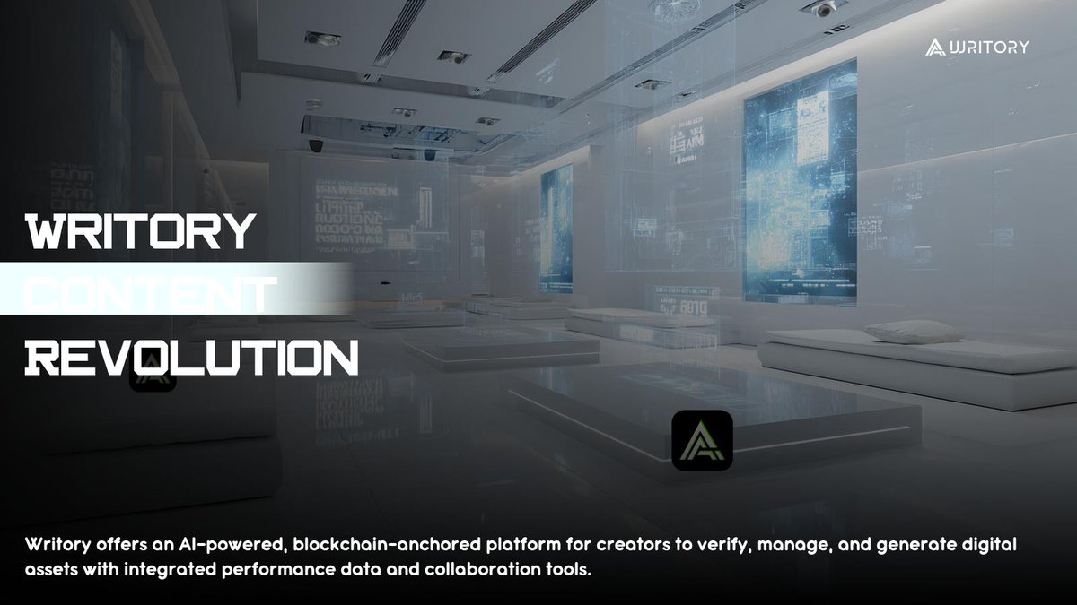 WritoryProtocol's tweet image. Writory&apos;s changing the game for content creators! 🚀

It&apos;s a whole new way to create, verify, and manage your digital assets. Think AI-powered creation meets blockchain-anchored authenticity.

With Writory, you can:
✅ Prove content originality &amp;amp; ownership
✍️ Generate content…
