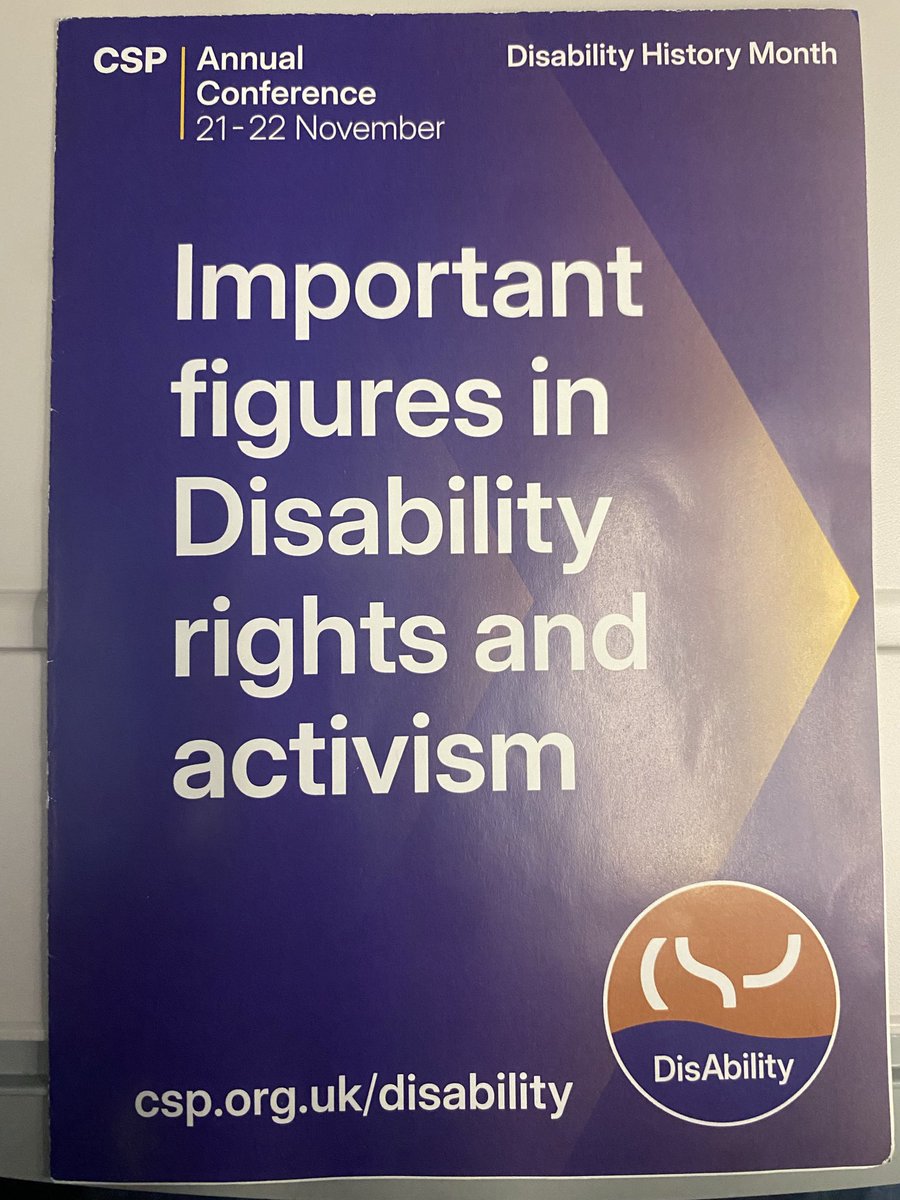 cspdisability's tweet image. CSP Conference 2025 is officially over! 

It was great meeting everyone who popped by to the Networks area and those who attended to our Disability History Month networking event.

See you next year in Glasgow Oct 2026!

#csp #Physio25