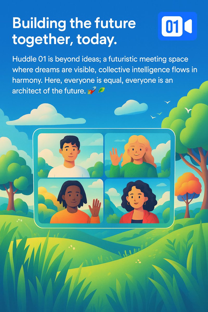 Oluwalofimihan's tweet photo. Collective intelligence is the new superpower β and @huddle01com unlocks it.
A meeting space where every voice contributes to shaping whatβs coming next.
This is more than tech. Itβs a movement.
A truly human + futuristic space.
#HUDDLE01 #gHUDL @Huddle01Cloud https://t.co/UUvfhop9xr