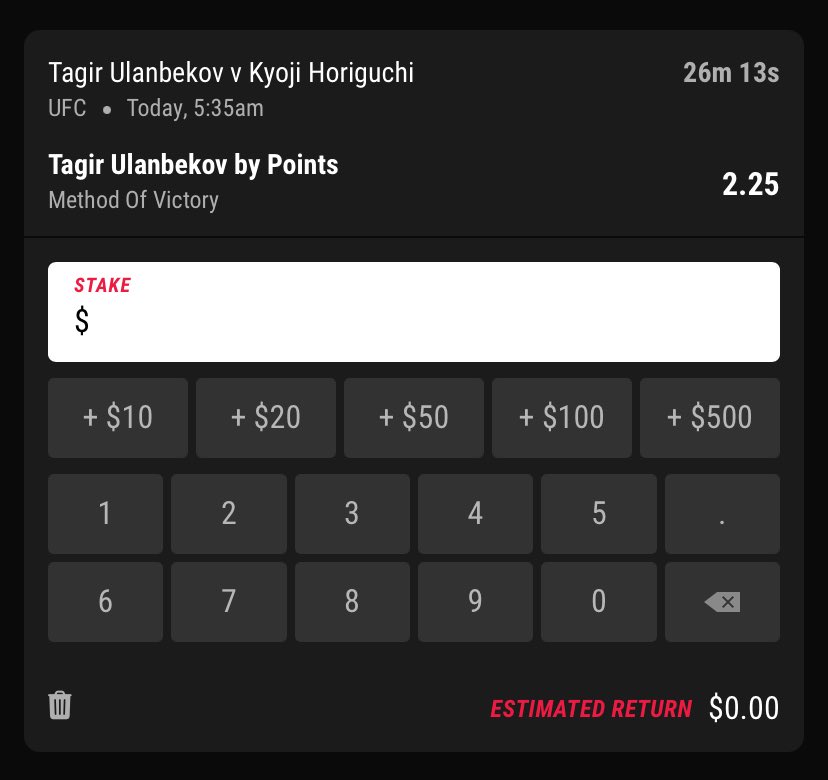 statforge_'s tweet image. 0.5u #UFCQatar