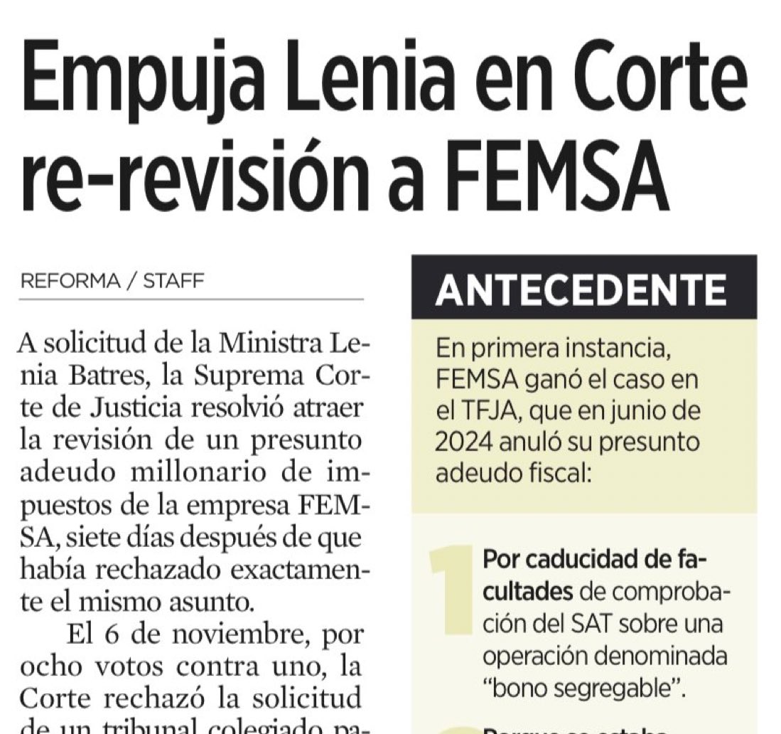Muy calladito los empresarios, pero qué creen ahora le toca a FEMSA 

Y así, cada uno de ustedes