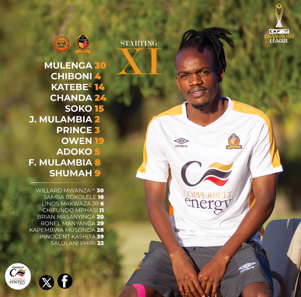 PowerDynamosFC's tweet image. Our team facing Berkane this evening ✊🏾