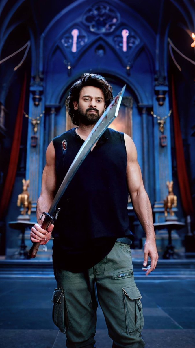 nightkingsz's tweet photo. Prabhas looks ferocious, majestic, and dangerously stylish a true blend of mass power and royal swag that sets the screen on 🔥👑💥
#TheRajaSaab
#Prabhas #PanIndiaStar #MassVibes #RoyalSwag #RebelStar #RampageMode #StyleIcon https://t.co/xMKrlHPNCm