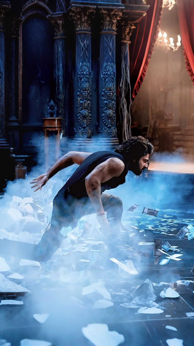 nightkingsz's tweet photo. Prabhas looks ferocious, majestic, and dangerously stylish a true blend of mass power and royal swag that sets the screen on 🔥👑💥
#TheRajaSaab
#Prabhas #PanIndiaStar #MassVibes #RoyalSwag #RebelStar #RampageMode #StyleIcon https://t.co/xMKrlHPNCm