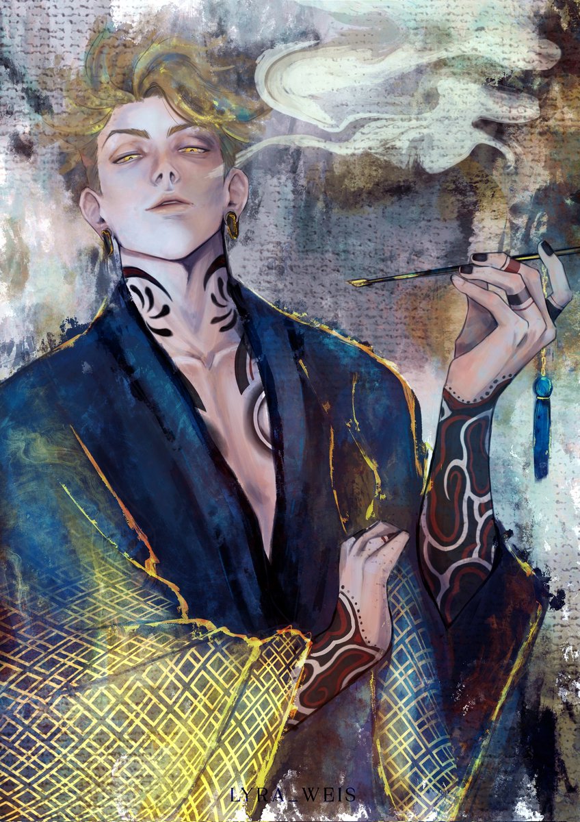 lyra_weis's tweet photo. #GACHIAKUTA #Enjin #ガチアクタ #GachiArt
Wrapped in smoke and attitude https://t.co/xzYXL4DQAc