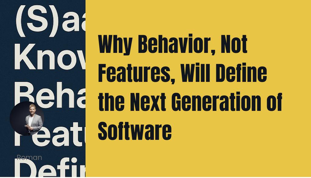 RomanRackwitz's tweet image. In a world where features are free, what makes your software indispensable is not what it does, but what it helps your users become.
Read more 👉 lttr.ai/AlUnm

#ExperienceDesign #Business #CustomerLoyalty