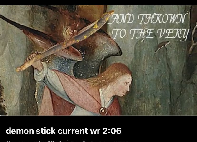 arturlatkovsky's tweet image. somebody already beat demon stick demo in 2 minutes (even I as a dev can’t do that 🤣 ). Speedrun competition is fire!! But you all still have time to beat this time.

#speedrun #gamedev #IndieGameDev #indegame