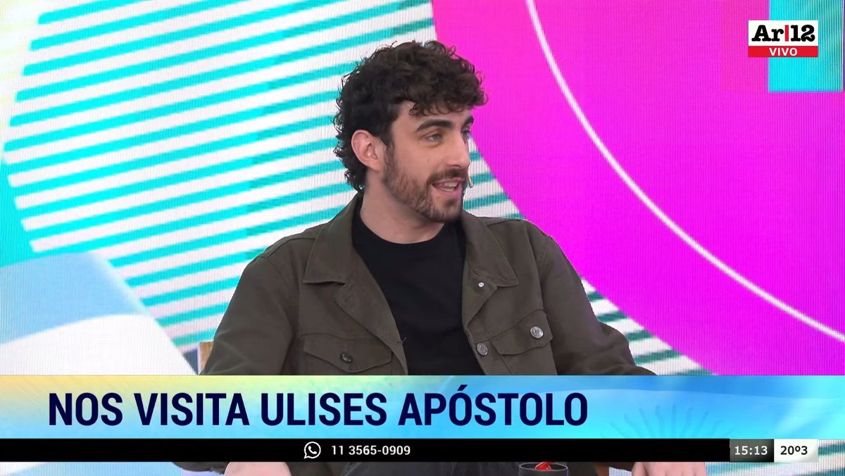 ulises en "mi país" por canal ar12 💙 #Apóstoles