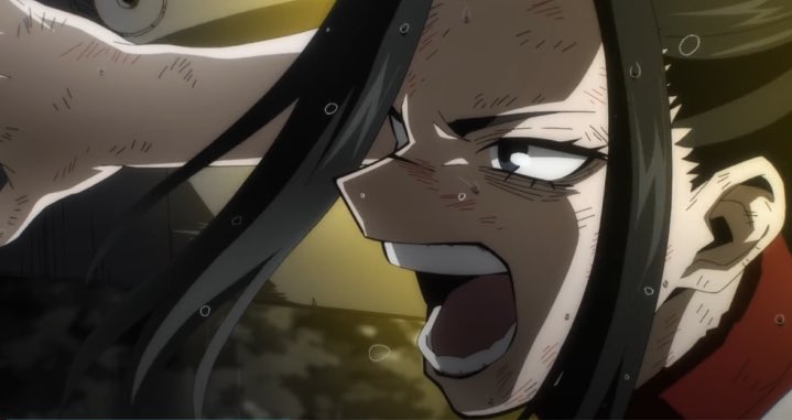 TechEwok_'s tweet image. These two found out that All For One destroyed one of Kyoka’s ears and decided to shoot him with a rail gun the size of truck