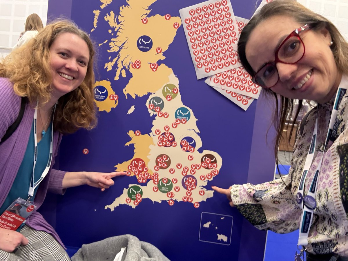 BrunaDeFig's tweet image. Day 2 at #Physio25 was incredible!
From equity &amp;amp; disability to inspiring research shaping our future plus joyful, mindful wellbeing sessions.
Time to activate my joy, quiet the little voice, and dream big. ⭐️✨
#CSP #Physiotherapy #Wellbeing