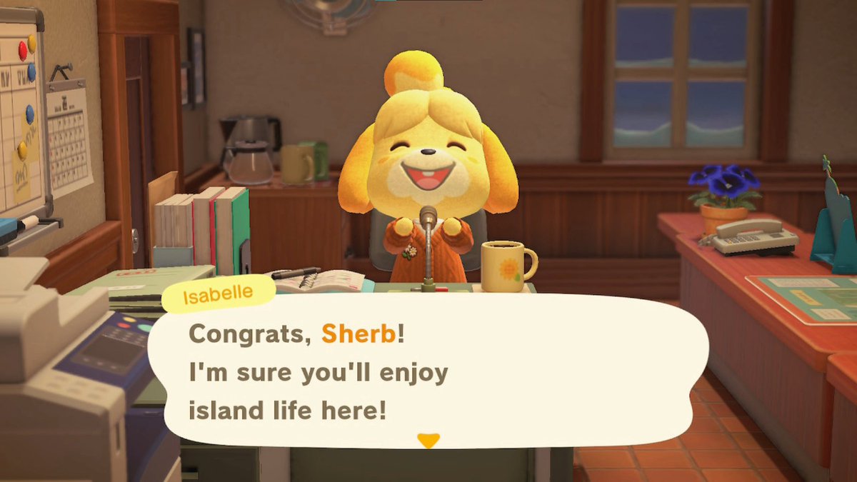 IJ_crossing's tweet photo. After 5 years of playing ACNH I finally found Sherb 🩵 

I always cut my hunts short, but this time I decided I wouldn’t stop until I found him, and I did! About 200 nmt later and he’s here! I love him so much! 🩵 https://t.co/yrPWd5PkAE