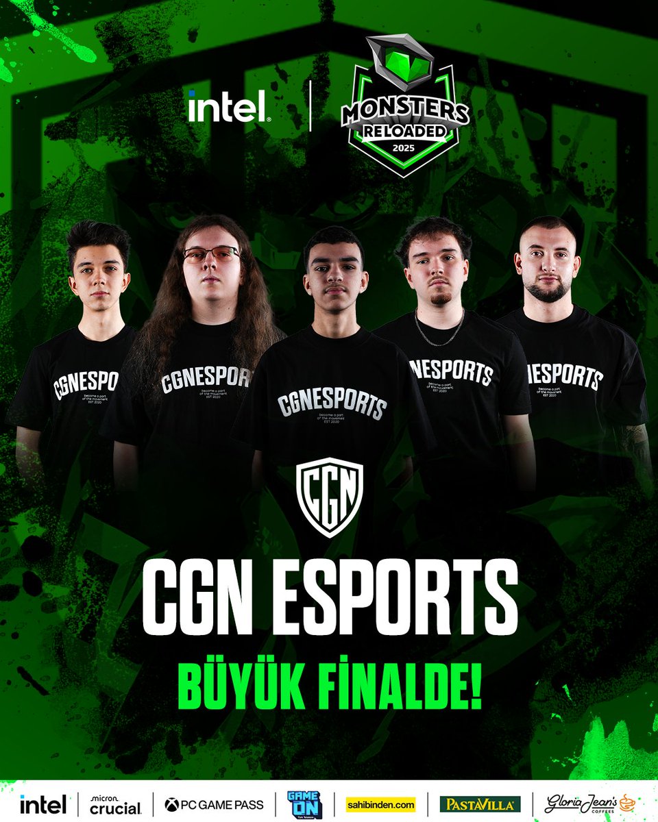 MonstersReload's tweet photo. CGN Esports, Intel Monsters Reloaded VALORANT Büyük Final'inde!
- @globeXFPS
- @Jamelinho213
- @WolfenVAL
- @InvincibleVinc2
- @shinnokgod
#IntelMonstersReloaded @cgnesportsgg https://t.co/MPnbOdrRBr
