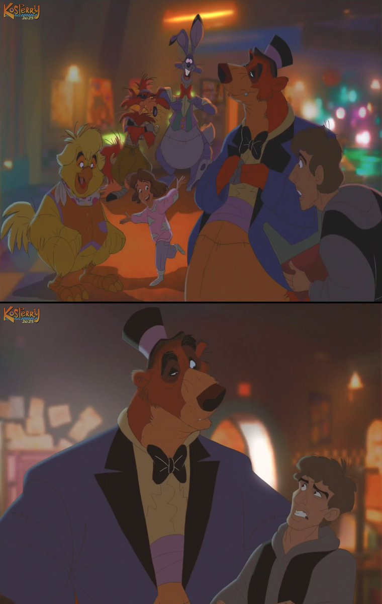 Kosperry's tweet image. With the Five Nights at Freddy&apos;s 2 movie on the way, I thought I would re-share some of the art I did based on the first movie! :D
(Drawn back in 2023 &amp;amp; 2024!)