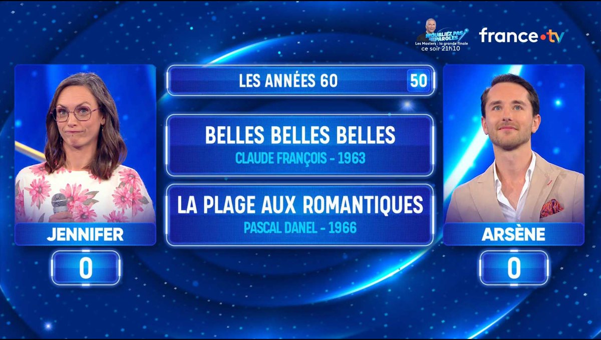 titi1960's tweet photo. #Menu du #MatchAller de la 1/2 finales de #Noplp de @nagui du samedi 22/11/25 #Jennifer VS #Arsène https://t.co/WQp8MXiLMu