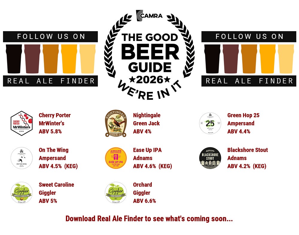doughtagnan's tweet image. A few changes on the bar @WRacehorse #cheers
Beer Board: bit.ly/2uF0IM6

#goodbeerguide @CAMRA_Official @wintersbrewery @greenjackbrew @AmpersandBrewCo @Adnams #GigglerCider @NESuffolkCAMRA
#RealAleFinder