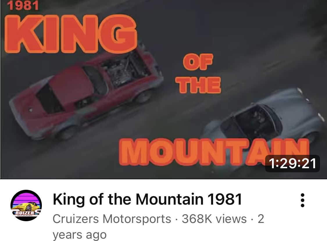 OnyxCrack's tweet image. King of the Mountain 1981 youtu.be/X-3Da0o7_lM?si…