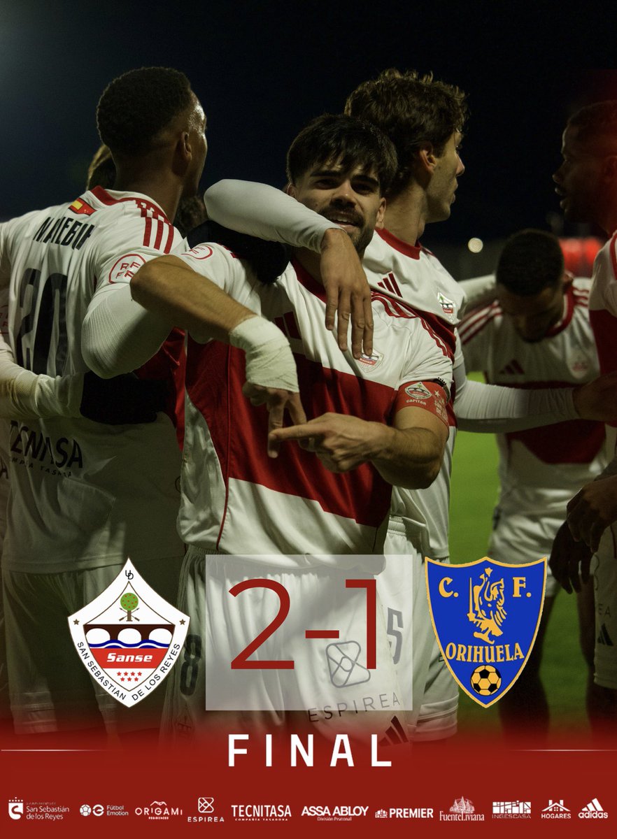 ⌚️90’ | 2️⃣-1️⃣| #SanseOrihuela

SISISISI +3 IMPORTANTÍSIMO EN CASAAAAAA 🔥🔥🔥🔥 

#VamosSanse 🇲🇨