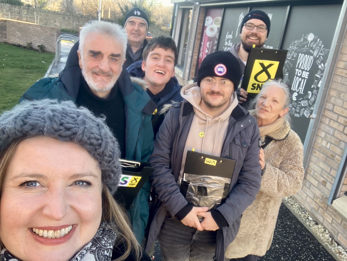 Good to be out in Greendykes this morning. Great chats on the doors. Lots of support for #independence driven by Labour’s cruel immigration policies and terrible record on the economy. We need growth and we need cohesive communities. And also some speed bumps. Working on it!
