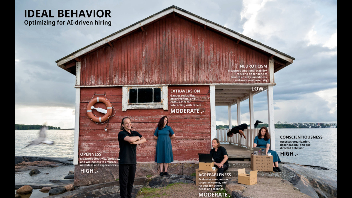 _neural's tweet image. Neural: Andreas Zingerle and Linda Kronman - Ideal behaviour, pleasing the hiring AI - neural.it/2025/11/ideal-…
#newmediaart #AI