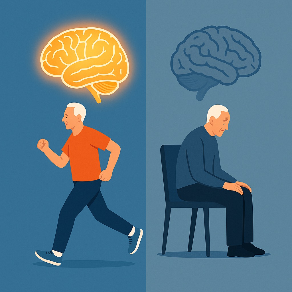 Aktywność fizyczna i choroba Alzheimera.

Na łamach „JAMA Network Open” opublikowano wyniki badania dotyczącego związku pomiędzy podejmowaniem aktywności fizycznej w średnim i starszym wieku a ryzykiem rozwoju otępienia.

Wniosek:

Osoby najbardziej aktywne fizycznie po 50. i po