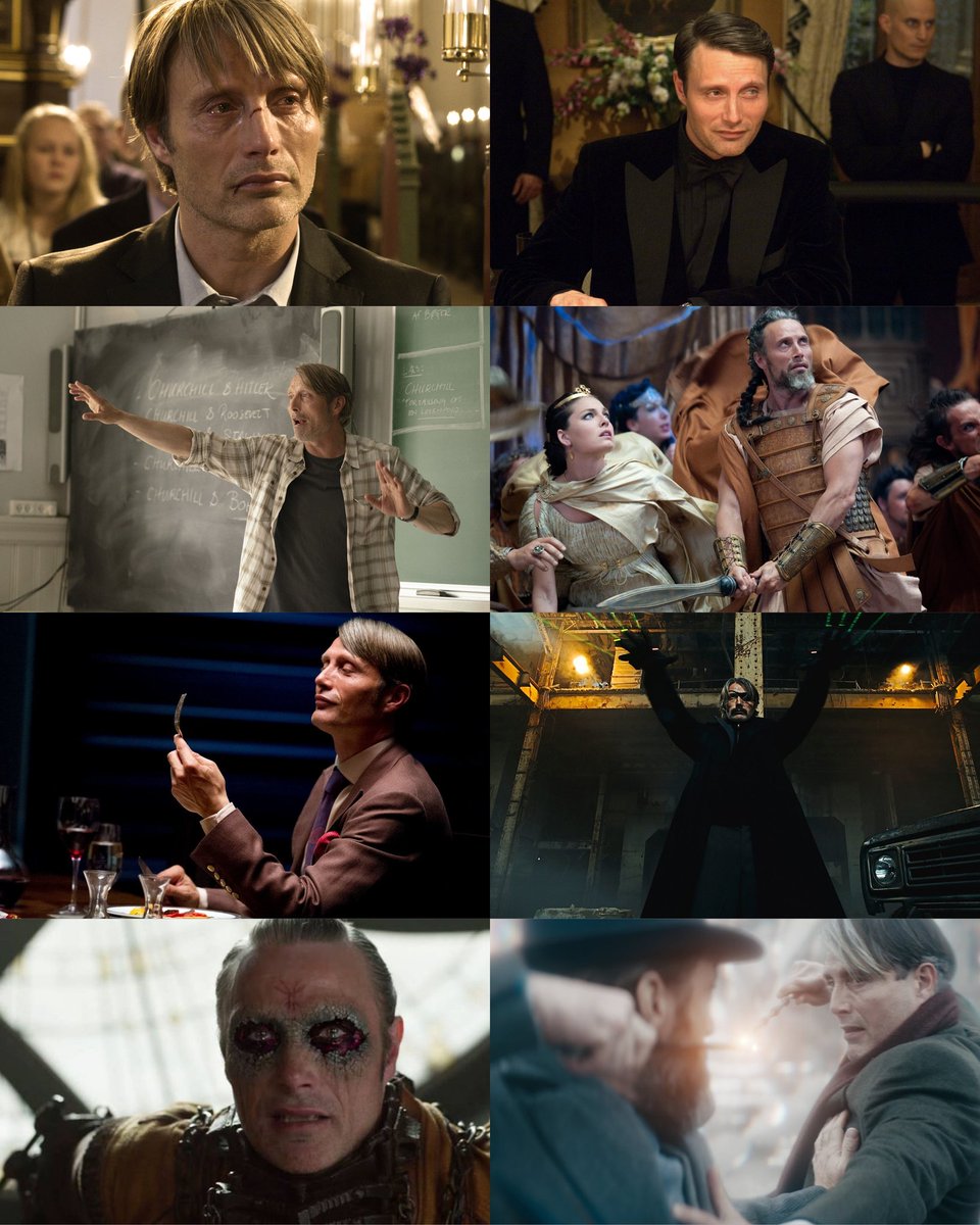 BRMADSMIKKELSEN's tweet image. 60 anos de Mads Mikkelsen! 🧡 Relembre os maiores trabalhos de sua carreira:

• The Hunt;
• 007: Casino Royale;
• Druk: Another Round;
• Clash of the Titans;
• Hannibal;
• Polar;
• Doctor Strange;
• Fantastic Beasts: The Secrets of Dumbledore.

#HappyBirthdayMadsMikkelsen