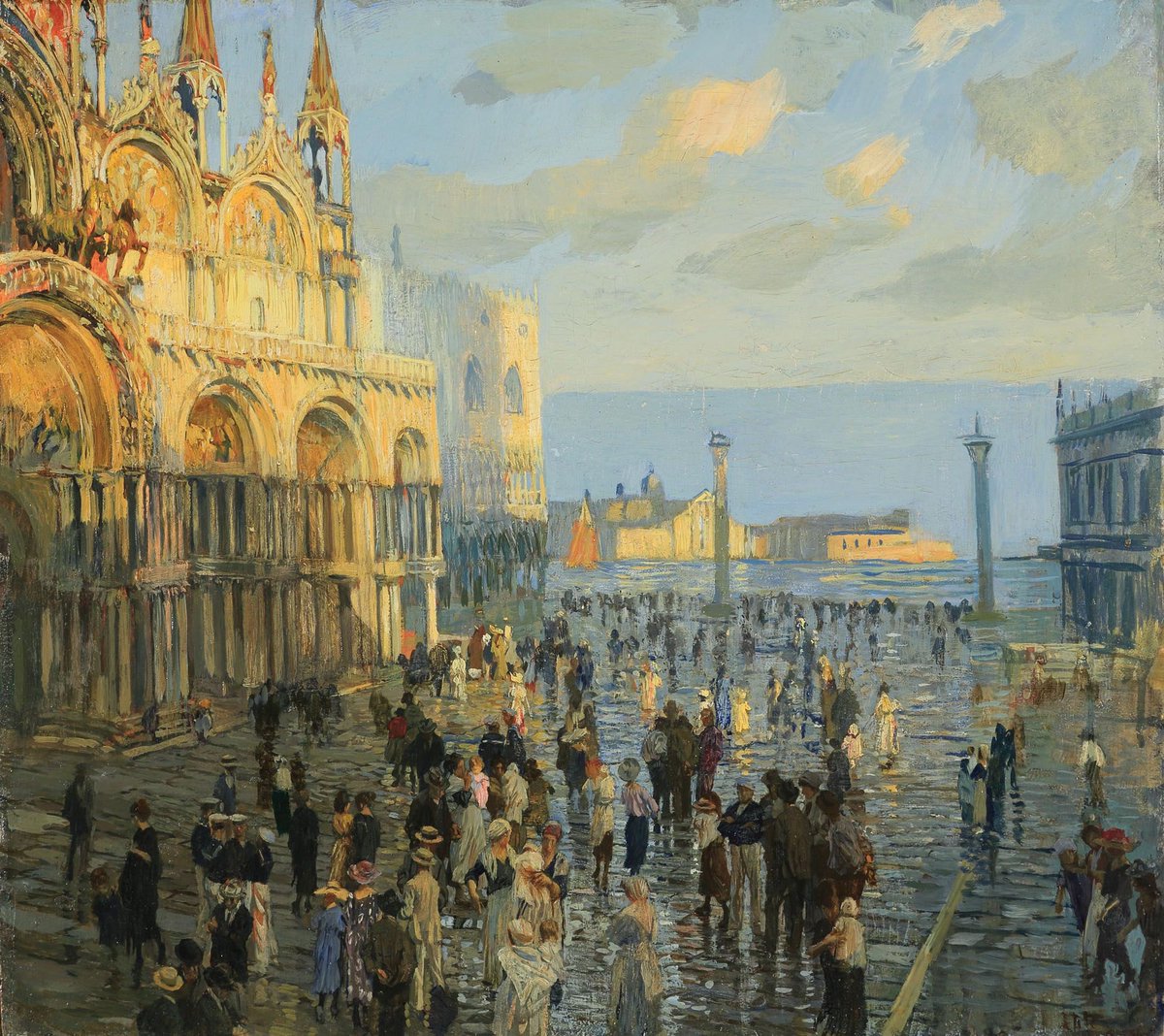 Venice by Ettore Tito (1859–1941)