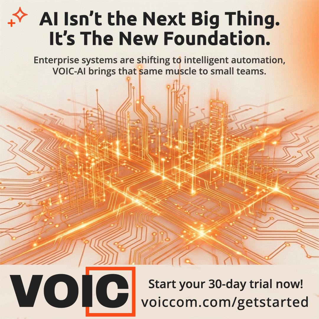 VOICCOMAI's tweet photo. AI Is the New Infrastructure

The AI boom isn’t coming. It’s already your business infrastructure. Gemini is in Maps. OpenAI signs $38 B deals. Microsoft builds MAI-Image-1. Enterprise AI is here — and VOIC-AI brings that same power to small businesses.

https://t.co/cE73nHGR7z https://t.co/lt1rhtFrTv