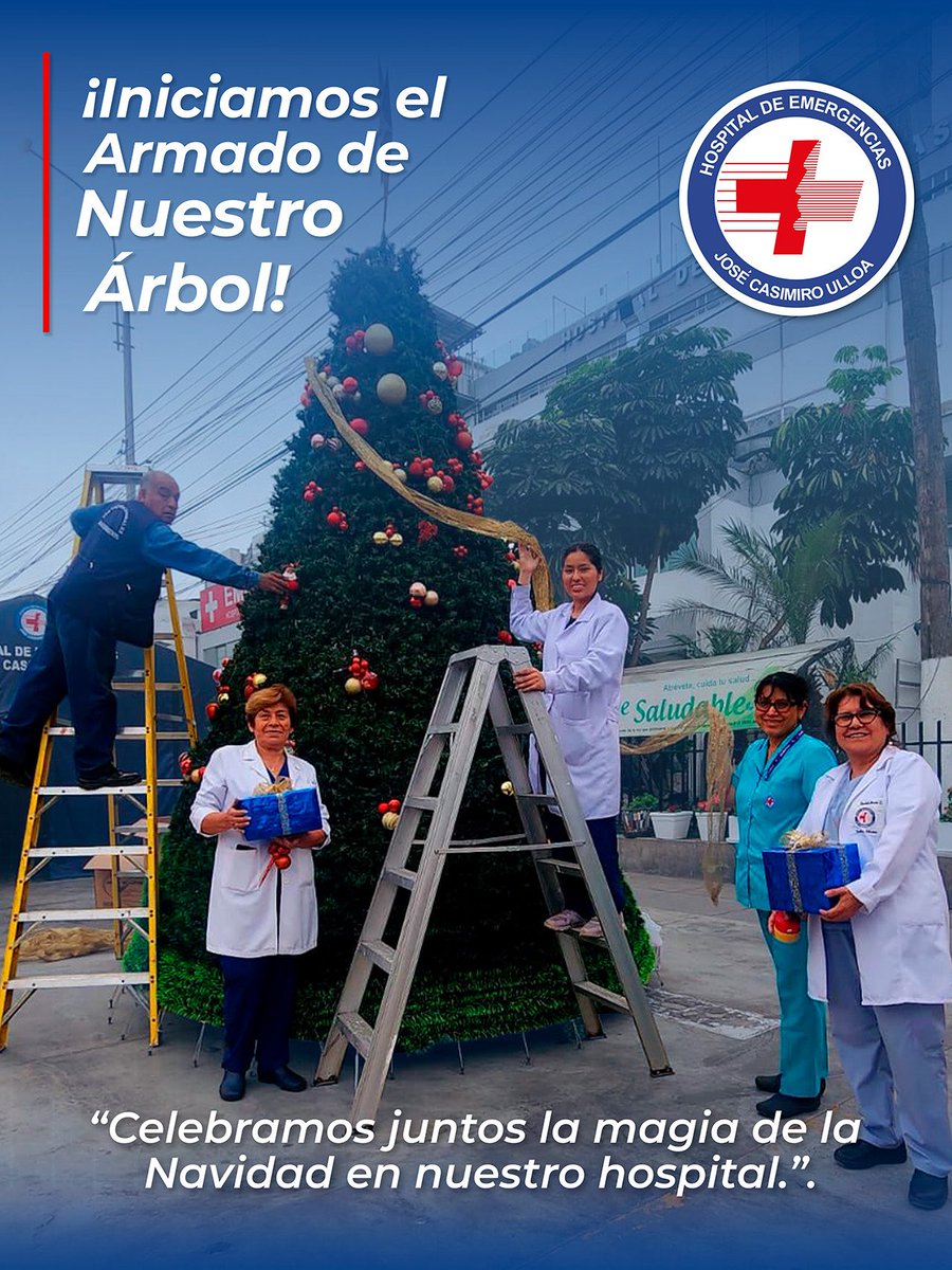 HEJCU_Oficial's tweet image. 🎄✨ En el #HEJCU ya iniciamos el armado de nuestro árbol navideño.
Los equipos de los departamentos de Patología Clínica y Pediatría se unieron para decorarlo con mucho espíritu navideño y dedicación.

#NavidadHEJCU #EspírituNavideño