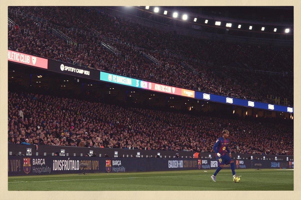 _Redduuu_'s tweet photo. He didn’t just play tonight, he made a STATEMENT. Proving his words "Montjuïc was the beginning. Camp Nou is where history will be written."

​The future isn’t coming. It’s already here. 🏟️🔟 https://t.co/6dfBt1yWJI