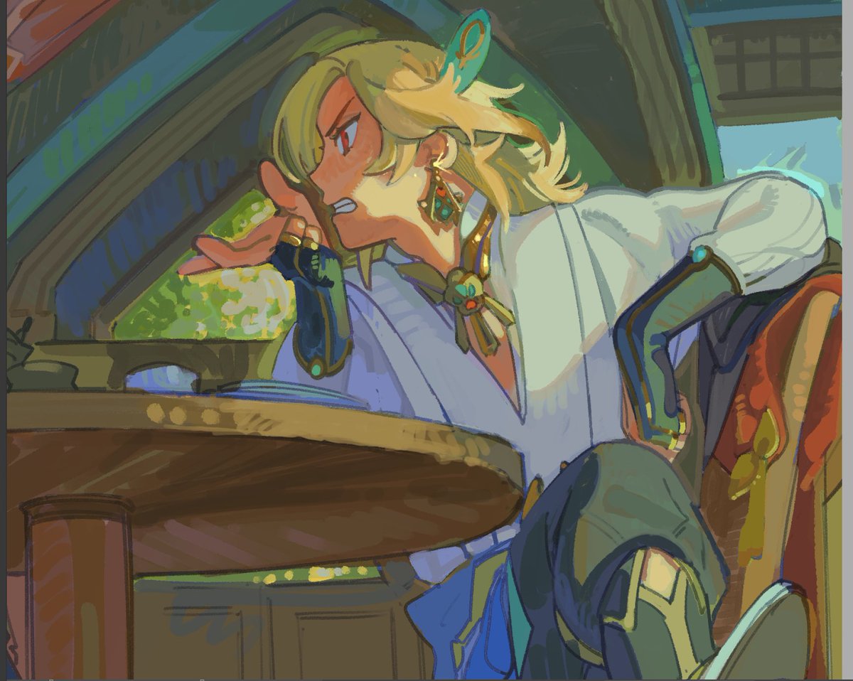 itu_kg_'s tweet image. クリスタのもどペンたのしい　不透明だからガッシュみたいに色組み合わせられる