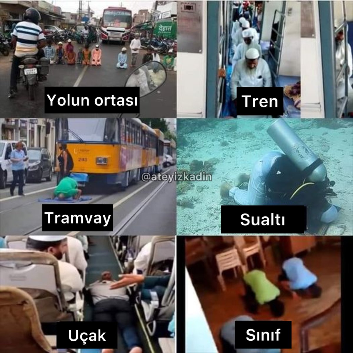 ateyizkadin's tweet photo. Müslümanın Müslüman dışında başka kimseye saygısı yoktur. Bunu da her fırsatta gösteriyorlar zaten. https://t.co/u8D37w5X6U