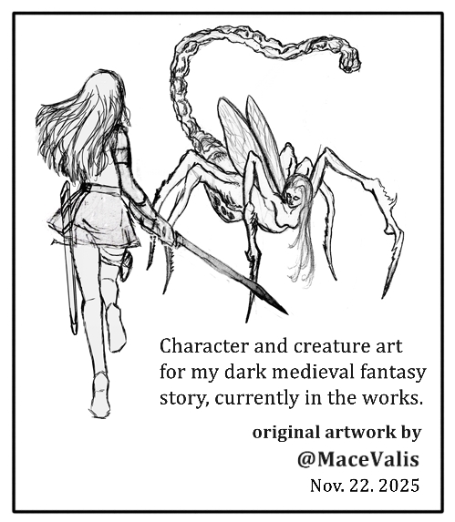MaceValis's tweet image. Here&apos;s more #art for my #fantasy story , currently a work in progress. A #story for fans of fantasy, by a fan of fantasy!
#writing #RPG #DnD #reading #dungeonsanddragons #drawing #comic #book #dnd5e