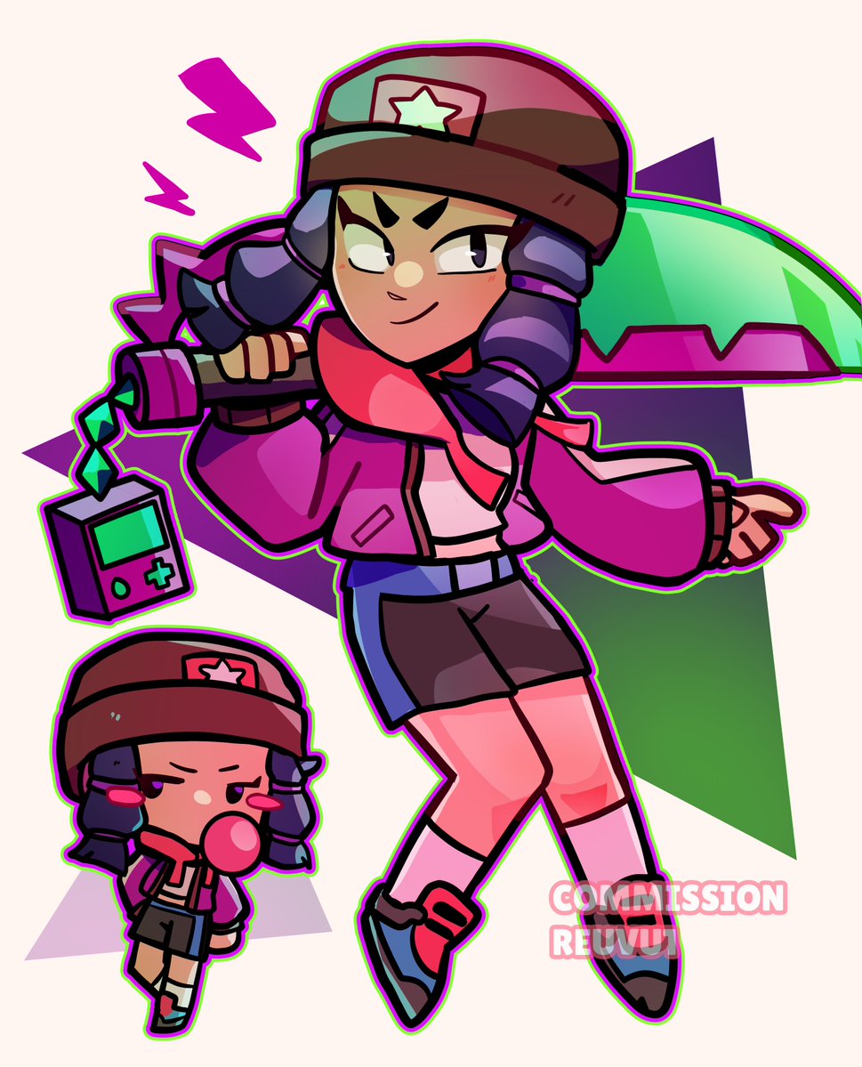 heroine bibi comm for <a href="/rikkawym/">Rikka</a> :3

#BrawlStars #BrawlStarsArt #BrawlStarsBibi