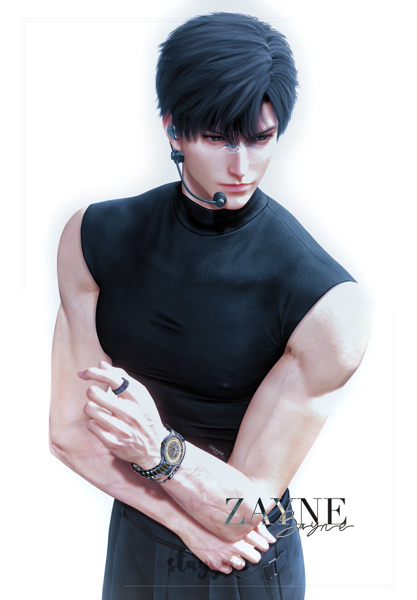 stayyna_'s tweet image. He looks so good like this🫠😳 
#zayneloveanddeepspace