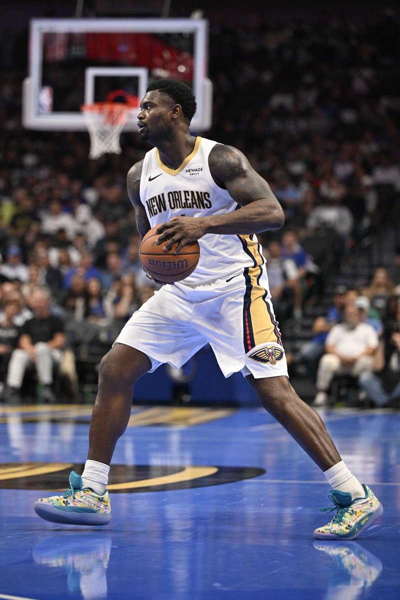 ClutchPoints's tweet image. Zion Williamson (left hamstring injury management) is OUT for tonight&apos;s matchup against the Hawks, the Pelicans announced.