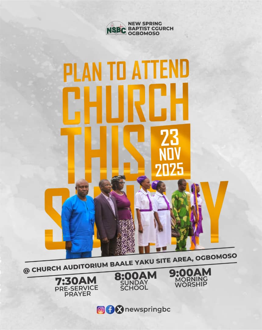 Join us tomorrow as we wait on God in service. 

Its will be a moment of fellowship with our father 

you can't afford to miss it.