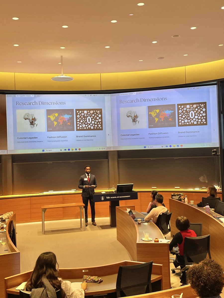 Hussein6thchild's tweet image. Little Life update: still on my journey to becoming a Dr. and this milestone fuels the fire! 🎓💡

Thrilled that my abstract was accepted by @Yale where I had the honor of presenting my research at the Symposium on Sustainable Fashion Consumption! 🌍✨

#Yale #Sustainability