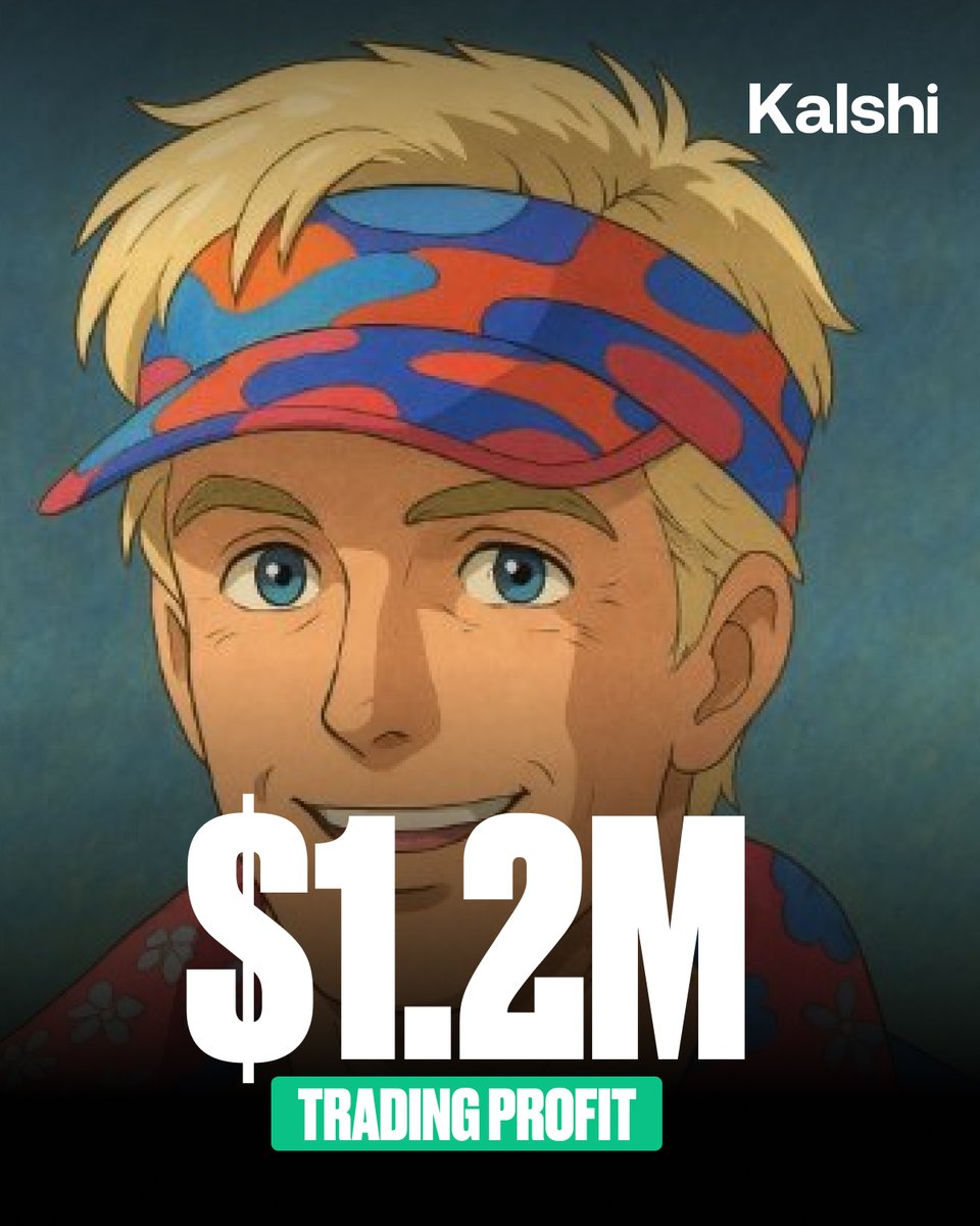 KalshiEco's tweet image. KALSHI TRADER HIGHLIGHT

@Domahhhh is the most profitable public politics trader with $1.2M in profit.

He was a full-time poker player that stumbled onto prediction markets. He put $3 on the Knicks just to make the game more fun. A few clicks later, he realized you could trade…