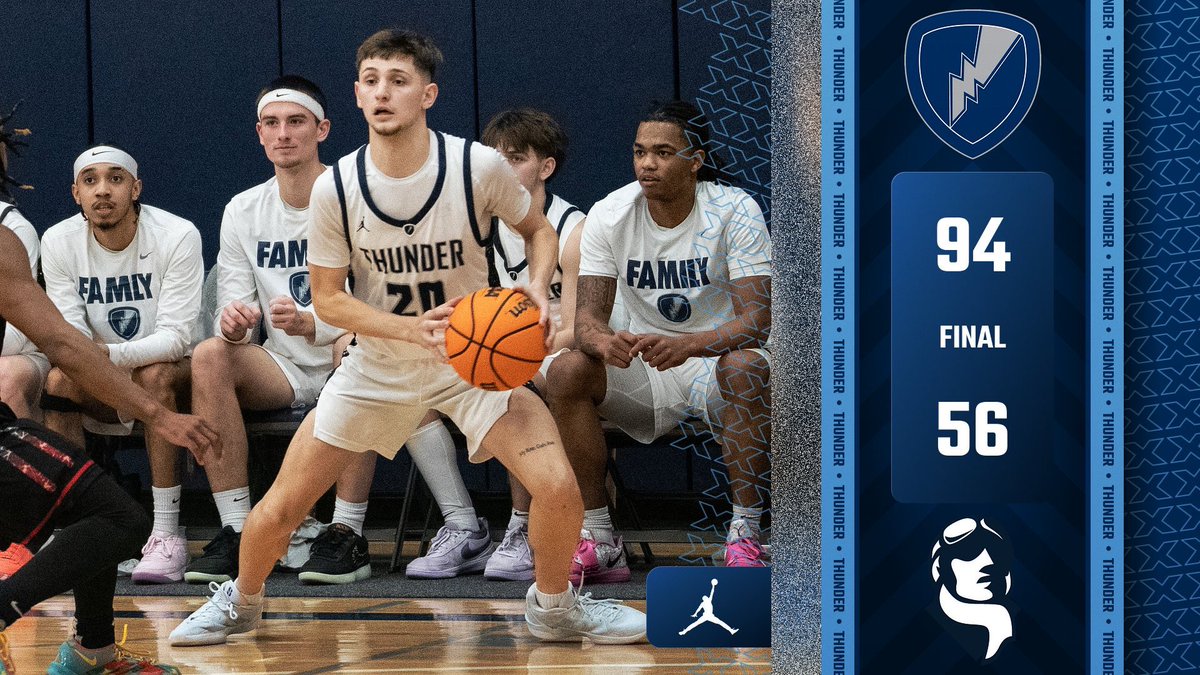 mccmbb's tweet image. FINAL from Ankeny, IA

THUNDER WIN!
Manhattan Christian - 94
Providence - 56

The Thunder end the Faith Classic with a dominant win over Providence! We will play again on Tuesday, November 25th in an exhibition against Newman! ⛈️🏀

#RollThunder