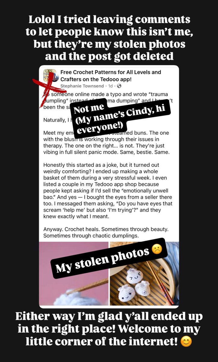 GeekyHooker's tweet image. Heads up that this Facebook group is posting AI-generated text with photos stolen from around the internet (including mine!). The post that had my photos has been deleted, but the group is FILLED with this kind of theft :-/