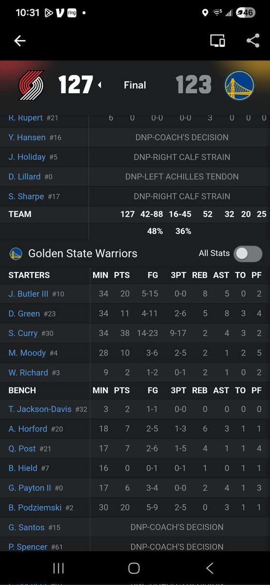 BigDaddyT209's tweet photo. @PrizePicks How yall going to do me like this! https://t.co/iLzKbAAcAX