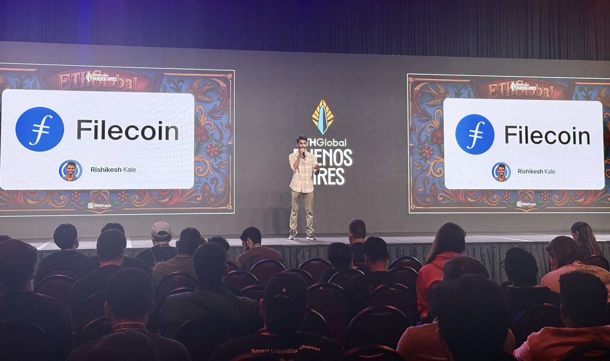 it took me some years to be on this stage, and here we are

it's your boy Rishhh, delivering the keynote on Filecoin at ETHGlobal Buenos Aires and now it’s time for builders to bring the cloud onchain with Filecoin Onchain Cloud.