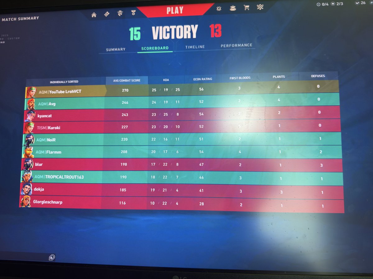 First game on LAN :p