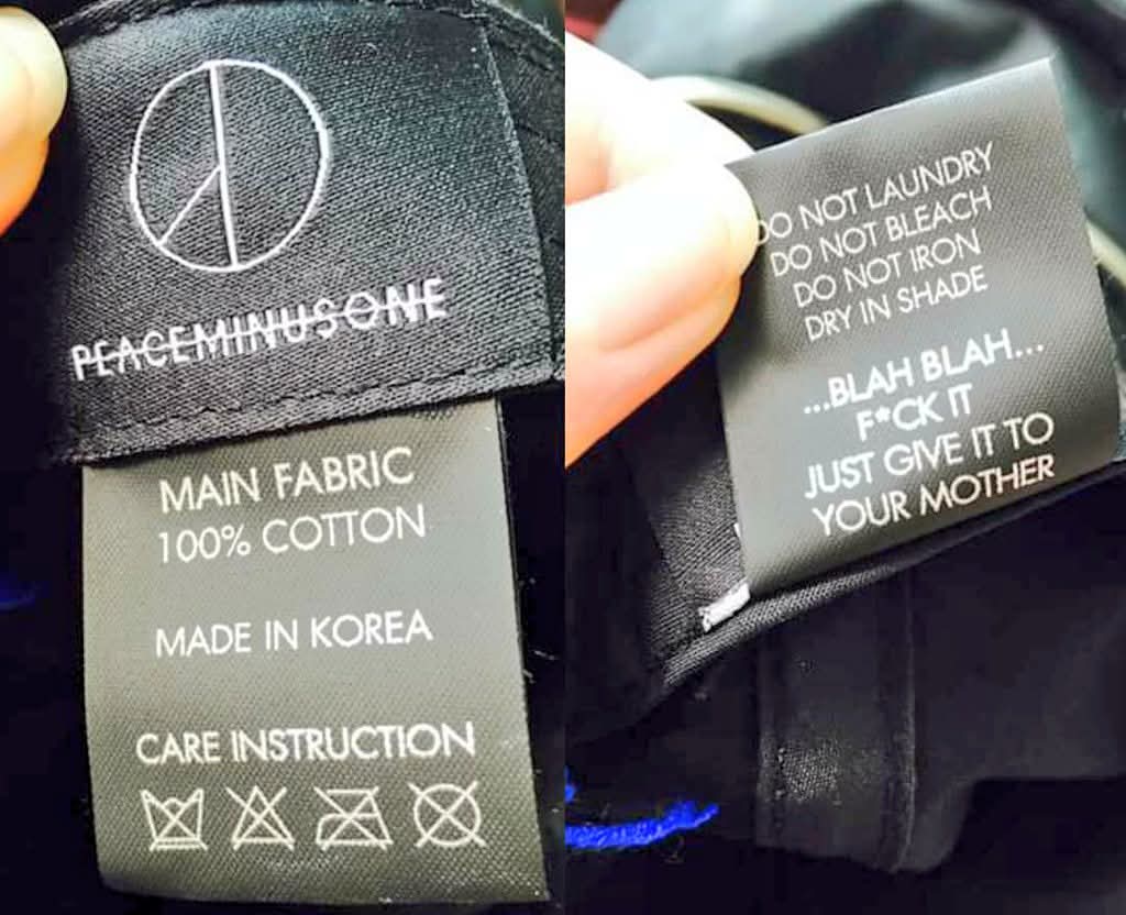 adrift_mp3's tweet image. Once in a while you come across some misogynistic clothing brands made by idols.