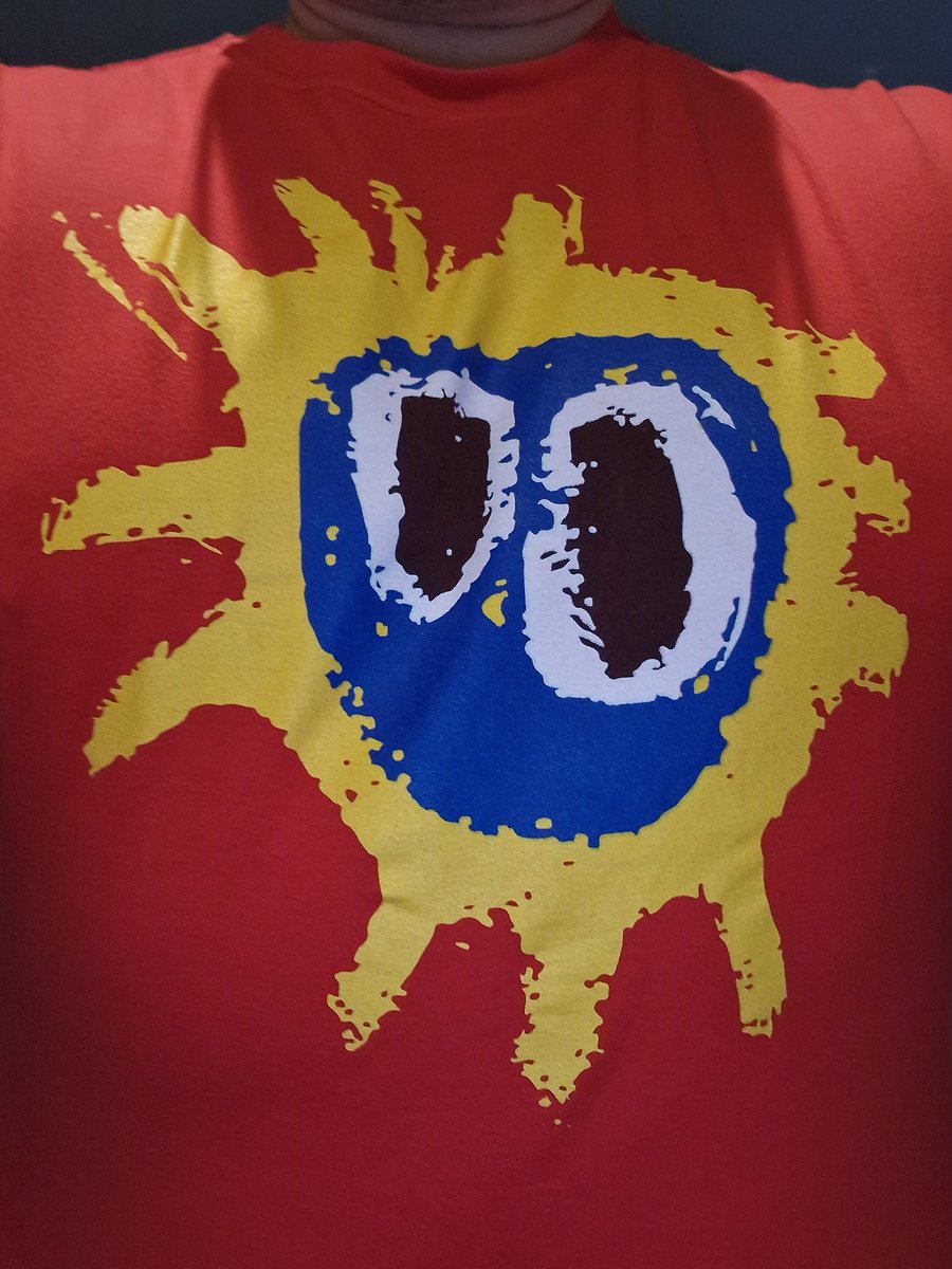 Dj <a href="/maadraassoo/">Maadraassoo</a> 's T-shirt For Today at @salasalamandra_oficial #QueNo : @primalscreamofficial ! #PrimalScream #MusicObsessions
