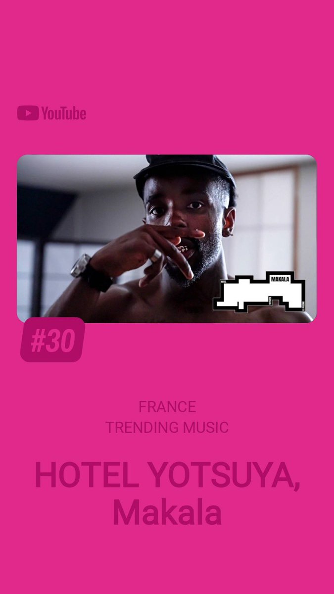 Makalapiscine's tweet image. MAKALA - HOTEL YOTSUYA
Bouscule YouTube. 

Top #30 🇫🇷
Top #16 🇨🇭

🙅🏽‍♀️
youtu.be/U-KZow_98Fw?si…