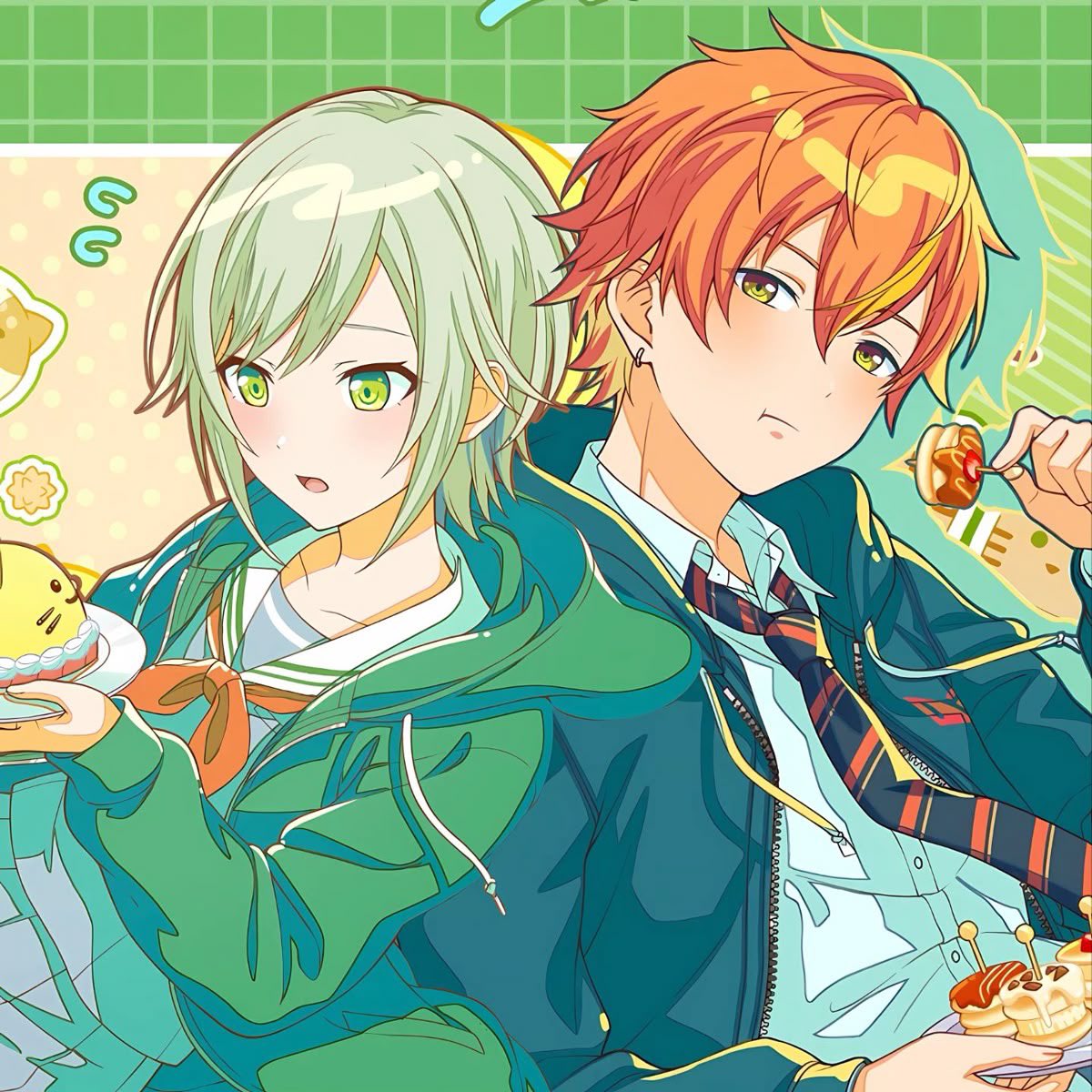 lgbtqcucksex's tweet image. ◟ 𓂃   Shiho x Akito ノ 🍜🥞

— SKIP 🚫 or SHIP ✅ ?