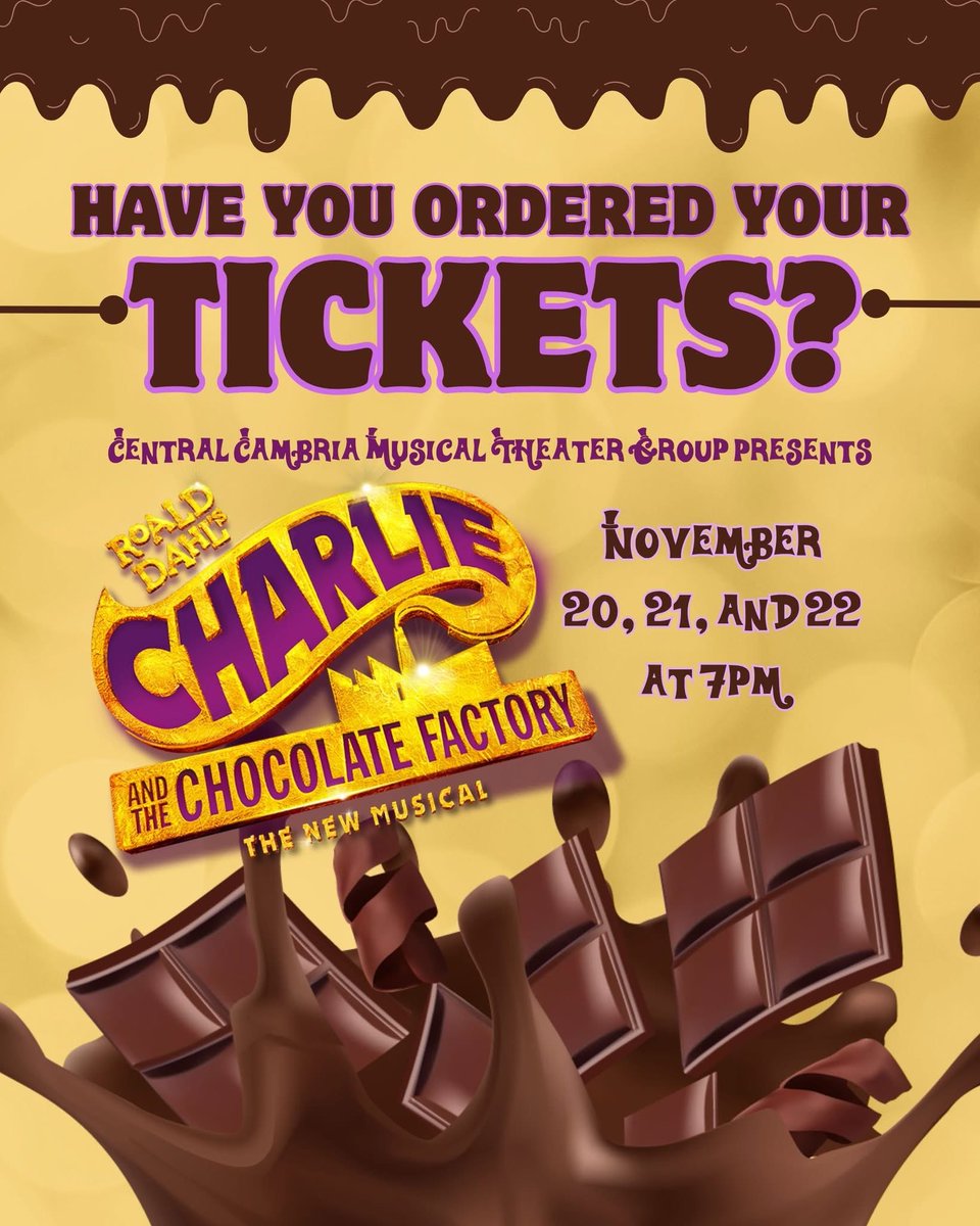 CCHSRedDevils's tweet image. Last chance to catch this amazing show this evening!!! Tickets can be ordered online on our website or purchased at the door.  Grab your Golden Ticket before the opportunity passes you by!!!