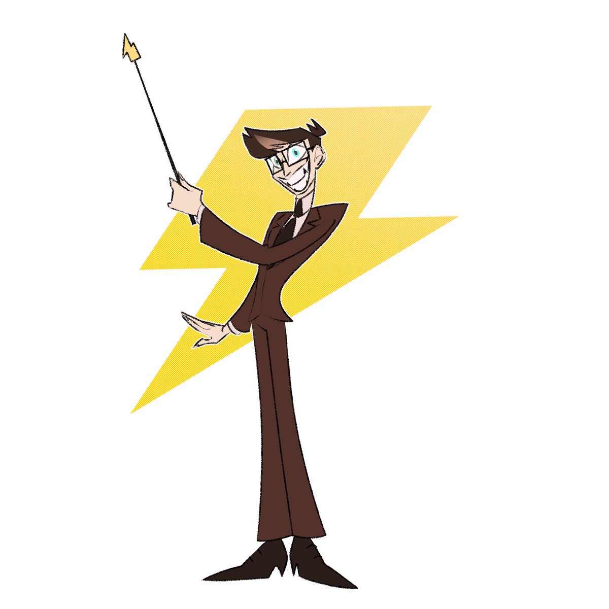 squeakymoth's tweet image. &quot;Where there&apos;s a will, there a way.&quot; ⚡️🌩️

#HazbinHotel #HazbinHotelVox #VincentWhittman